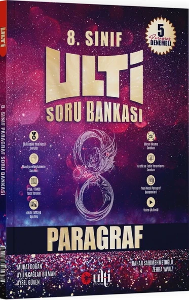 Ulti Yayınları 8. Sınıf Paragraf Ulti Serisi Soru Bankası ürün görseli