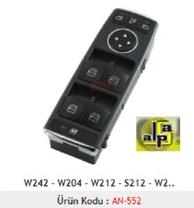 CAM ANAHTARI>MERCEDES W204-W212-W218-W242-W166-S212-X204 SOL DÖRTLÜ >A204 870 0251 / A204 905 5402 - MCAR-AN552 - 1