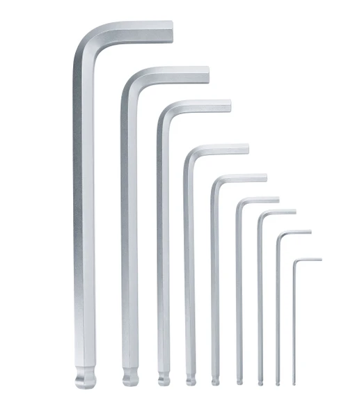 BOSCH Top Başlı Uzun Alyan Anahtar Takımı 9 Parça (1600A02BX9) - Resim 2