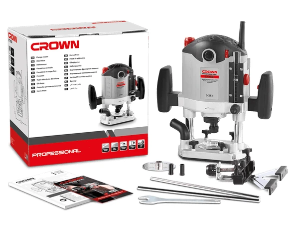 CROWN CT11002 El Freze Makinası 12 mm 1400 Watt - Resim 2