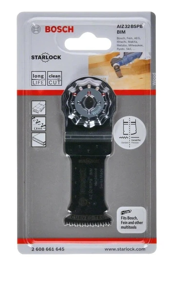 BOSCH AIZ 32 BSPB Ahşap İçin Daldırmalı Raspa Bıçağı (2608664471) - Resim 2