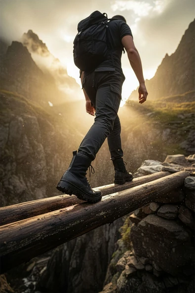 Big King Siyah Erkek Postal Bot - Resim 7