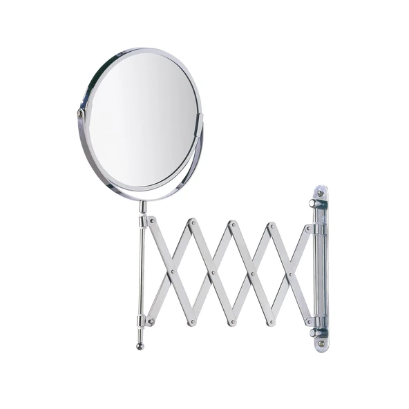 Wenko Mafsallı Ayarlanabilir Makyaj Aynası 3X Zoom Krom