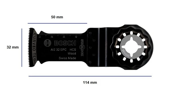 BOSCH AIZ 32 EPC Ahşap İçin Daldırmalı Raspa Bıçağı - Resim 2