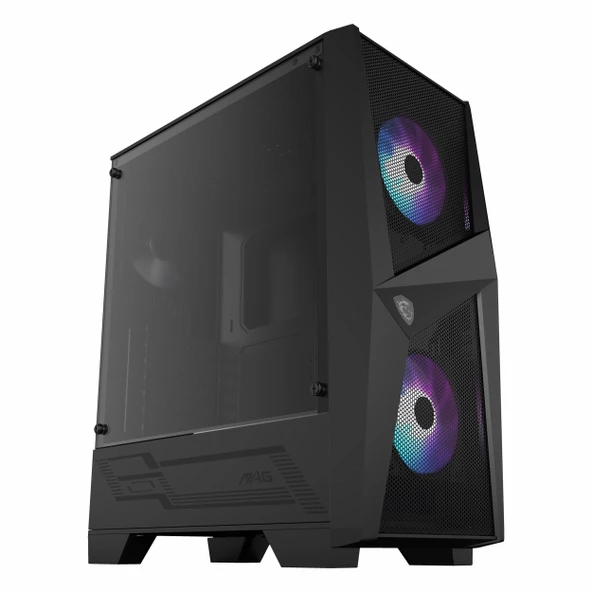 MSI MAG Forge 100R USB 3.2 RGB ATX Mid Tower Siyah Kasa ürün görseli 1