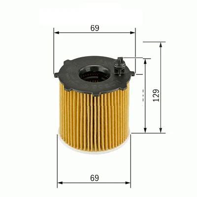 YAĞ FİLTRESİ VW TOUREG-AUDI Q7-A8 4.2 V8 FSI-AUDI A5 CABRİOLET 8T. 8F 4.2 FSI 354HP 07> HU7005x 079115561F-079115561K-079198405E ürün görseli