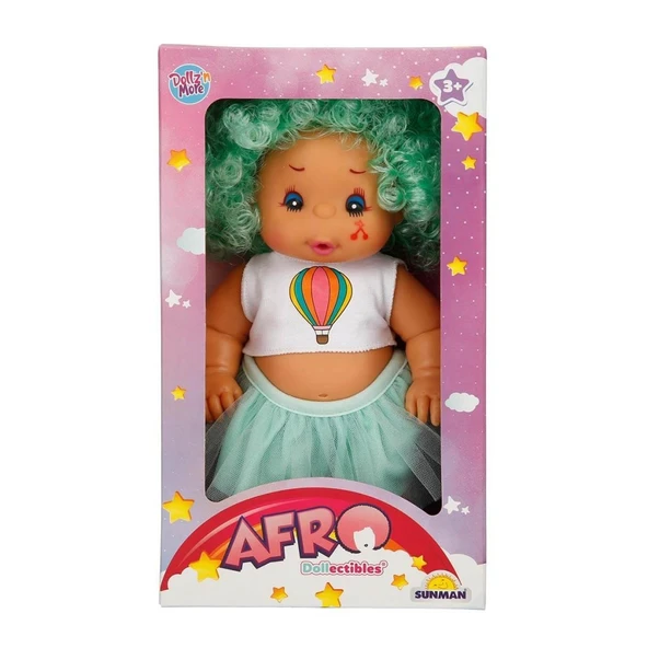 Afro Et Bebek Kıvırcık Saçlı - Yeşil - 2