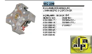 MARŞ KÖMÜR YUVA ARKA KAPAK-JOHN DEERE BİÇER DÖVER - REMARK-MC290 ürün görseli 1