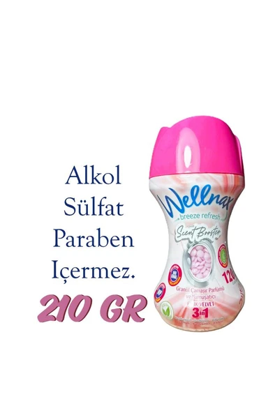 Wellnax Granül Çamaşır Parfümü ve Yumuşatıcısı - Pink Velvet 210 Gram 20 Yıkama (1 Adet)