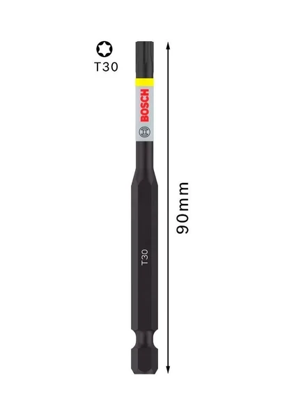 BOSCH PRO Impact T30x90 mm Torx Bits Uç (Torklu Vidalama Makinaları İçin) - Resim 3