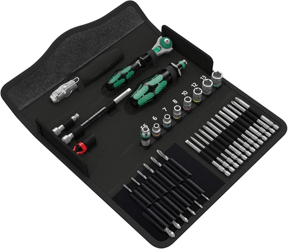 WERA Kraftform Kompakt M1 Metal İşleri İçin Bits Uç Seti (05135928001) ürün görseli