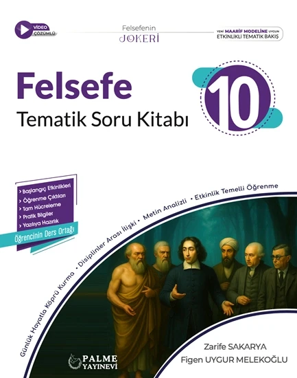 PALME YAYINEVİ 10.SINIF JOKER FELSEFE TEMATİK SORU BANKASI ürün görseli