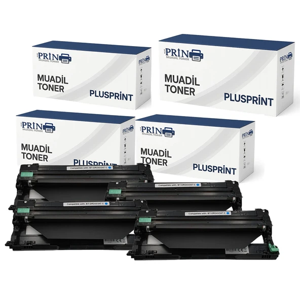 DR247- Brother  MFC-L3750CDW -3770CDW Muadil Drum Ünitesi Seti Tüm Renkler ürün görseli