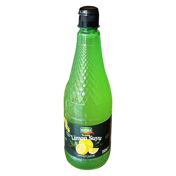 Emu Baharat %100 Limon Suyu 750 ml x 4 Adet - 2