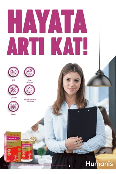 Humanis B12 Dilaltı 90 Tablet - Resim 3