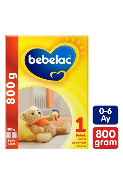Bebelac 1 Bebek Sütü 0-6 Ay 800 gr ürün görseli