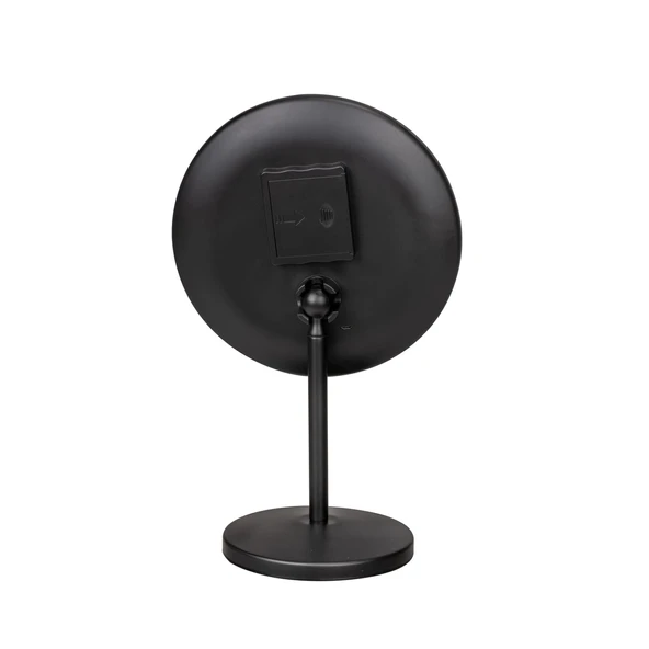 Wenko Ayaklı Masa Üstü Led Makyaj Aynası 5X Zoom Siyah - 4