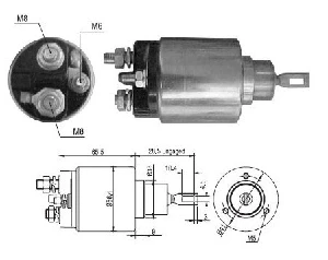 MARŞ OTOMATİĞİ-BOS 12V FORD V347 BÜYÜK GÖVDE  ZM977-SB064 *** CİVATALI *** - YGT-BO13977C ürün görseli