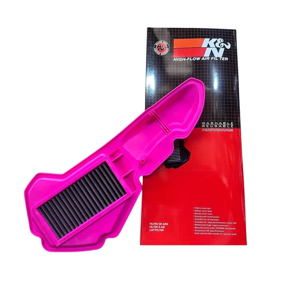 Honda PCX 125 Temizlenebilir Hava Filtresi 2018-2020 Pembe