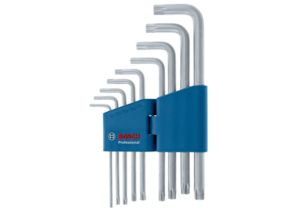 BOSCH Profesyonel Torx Alyan Anahtar Takımı 9 Parça (1600A01TH4) - Resim 2