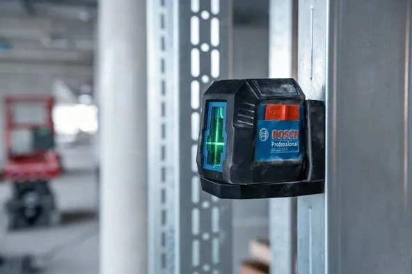 BOSCH GLL 12-22 G Çapraz Çizgili Yeşil Lazer Terazi - Resim 4