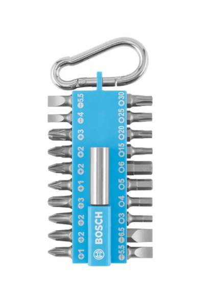 BOSCH 21 Parça Kancalı Bits Uç Seti Mavi (2607002822) ürün görseli