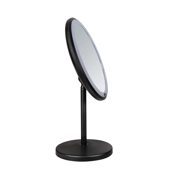 Wenko Ayaklı Masa Üstü Led Makyaj Aynası 5X Zoom Siyah - 3