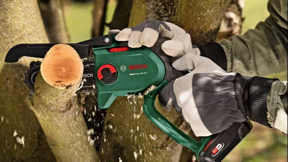 BOSCH EasyChain 18V-15-7 Şarjlı Zincirli Budama Makinası 18 Volt - Resim 5