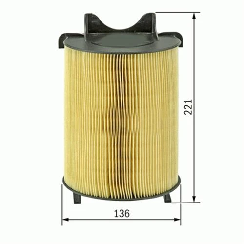 HAVA FİLTRESİ CADDY III-PASSAT-GOLF V-JETTA III-TOURAN-TIGUAN-LEON-OCTAVIA-ALTEA 1.4TSI-1.6-2.0FSI 1F0129620-3C0129620-3C0129620A ürün görseli