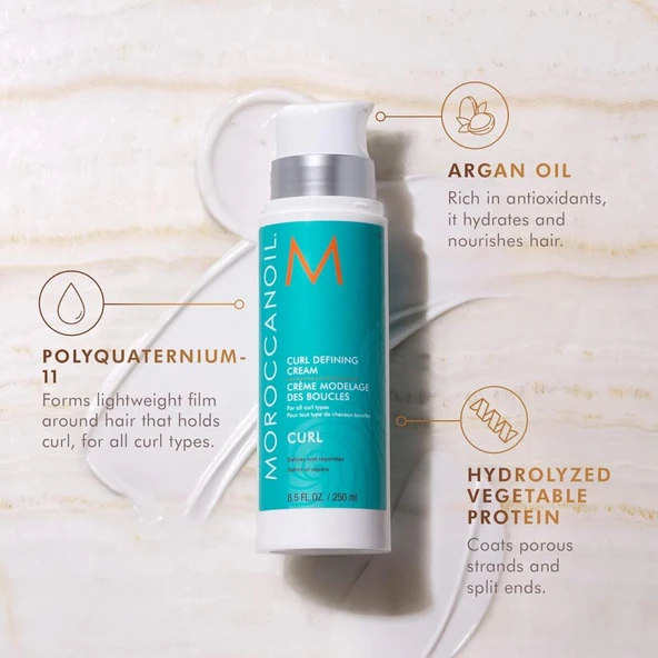 Moroccanoil Curl Defining Cream 250 ml Bukle Belirginliştirici Saç Kremi - Resim 4
