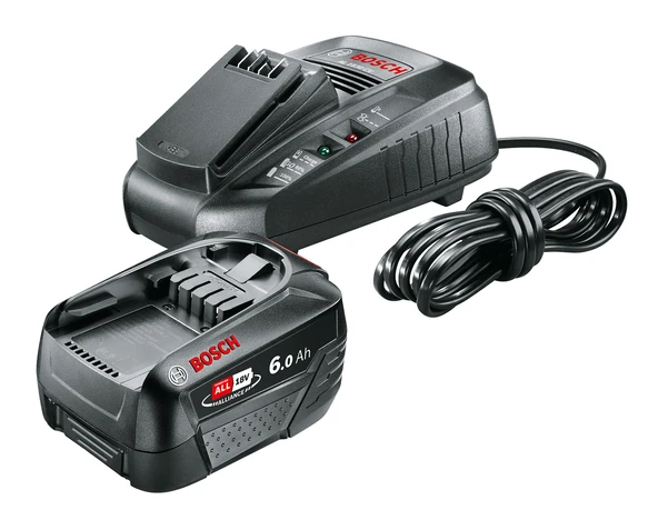 BOSCH PBA 18 Akü Seti 18 Volt 6 Ah Akü + Şarj cihazı (Yeşil-Bahçe Makineleri İçin) ürün görseli