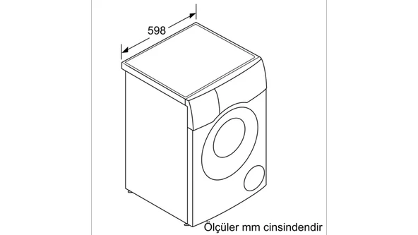 Siemens WN54C2A0TR 1400 Devir 10.5 + 6 KG Kurutmalı Çamaşır Makinesi - Resim 8