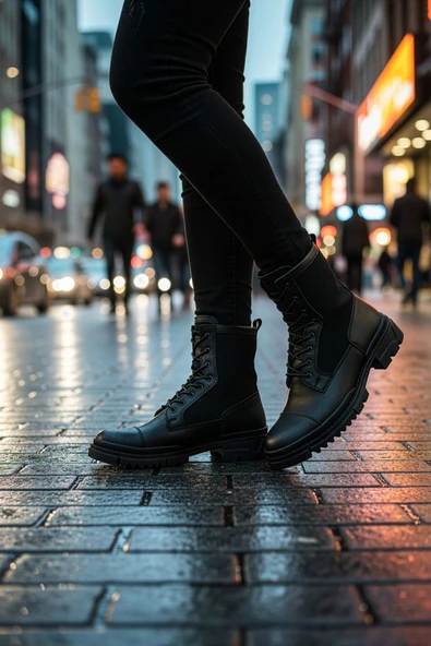 Big King Siyah Erkek Postal Bot - Resim 2