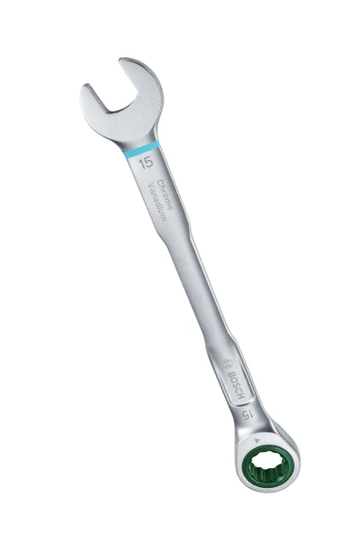 BOSCH 8 Parça Cırcırlı Kombine Anahtar Takımı (1600A027PS) - Resim 4