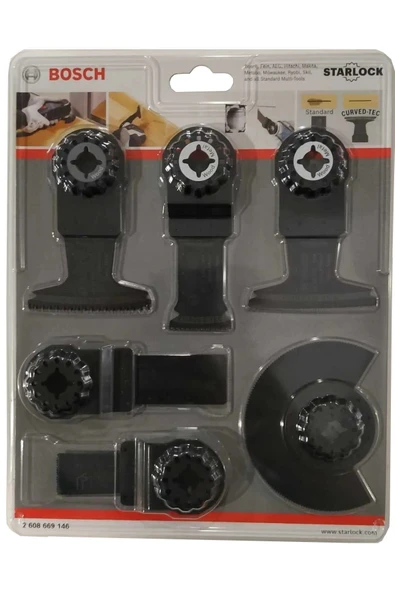 BOSCH Starlock Raspa Bıçak Seti 9 Parça (2608669146) - Resim 2