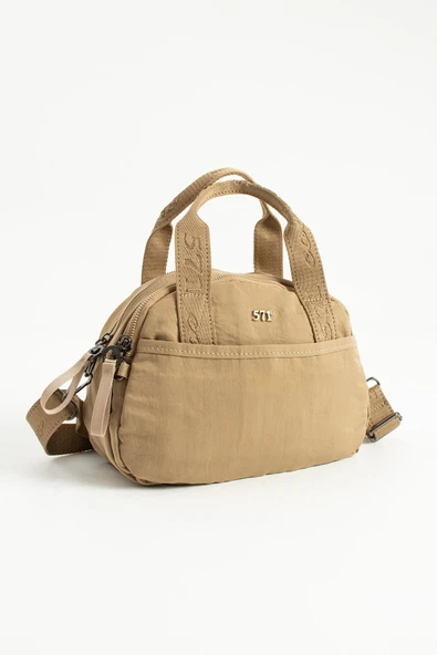 Yumuşak Dokulu Ultra Hafif, Esnek ve Su Geçirmez Polyamid Kumaş Omuz ve Kol Çantası Haki Model: (571-13-14H) - Resim 4