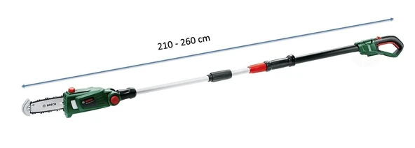BOSCH UniversalChainPole 18 Teleskopik Akülü Zincirli Dal Budama - Resim 2