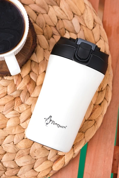 Termos Mug 400 ML - Paslanmaz Çelik, Pipetli ve Doğrudan İçme Kapaklı ürün görseli