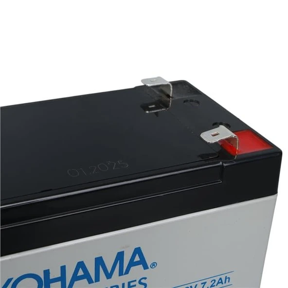 Yokohama YH-127.2 12 Volt - 7.2 Amper UPS'ler İçin Akü (150X65x90 Mm) - 4