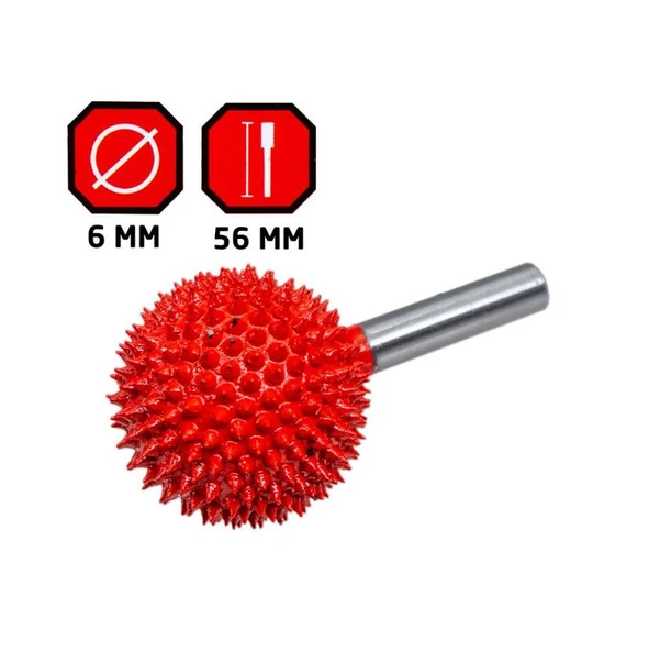 ROX WOOD Karbür Yuvarlak Tip Top Törpü 30mm ürün görseli