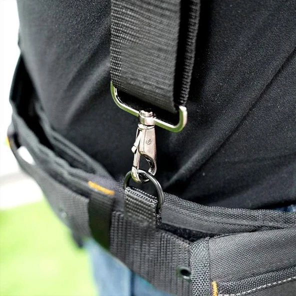 CAT DA980573 4 Kollu Askı Kancalı Ağır Hizmet Bel Alet Çantası için Omuz Askılığı - Resim 3