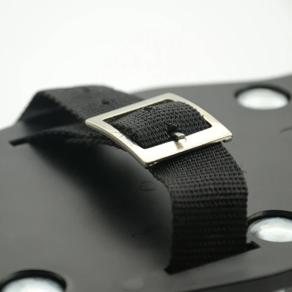 1126 Epoksi Çivili Çift Ayakkabı Tabanı 35 mm Dişli Bilek ve Topuk Sabitleme Kayışlı 31 cm - Resim 6