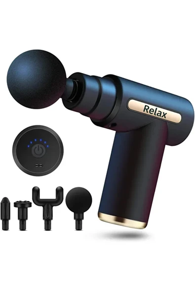 6 Kademeli Boyun Bel Sırt Bacak Ayak Masajı Mini Masaj Tabancası - Resim 3