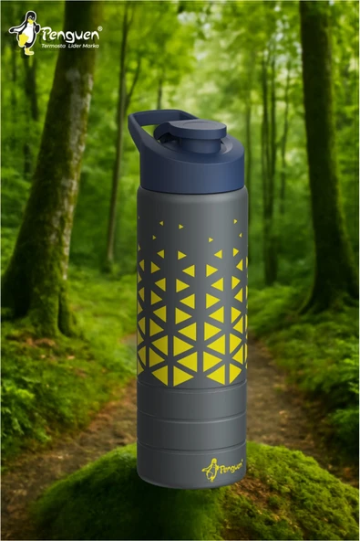 750ML Paslanmaz Çelik Su Matarası | Sızdırmaz Kapaklı | BPA Free | Dayanıklı - Resim 3