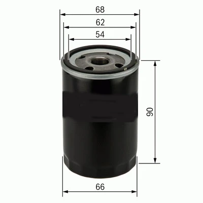 YAĞ FİLTRESİ FIAT EGEA-DOBLO-ALBEA-PALIO-BRAVA-MAREA-PUNTO-STILO 1.2 1.4 ASTRA F-COMBO-CORSA A-B-VEC TRA-TIGRA-L200-CIVIC 93182630-649013-46544820-46347171 ürün görseli