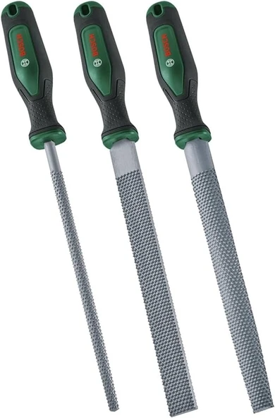 BOSCH Ahşap Törpü Eğe Seti 3 Parça ürün görseli