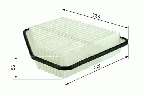 HAVA FİLTRESİ TOYOTA RAV4 III 2.0VVTİ 06 > 1780131120 ürün görseli