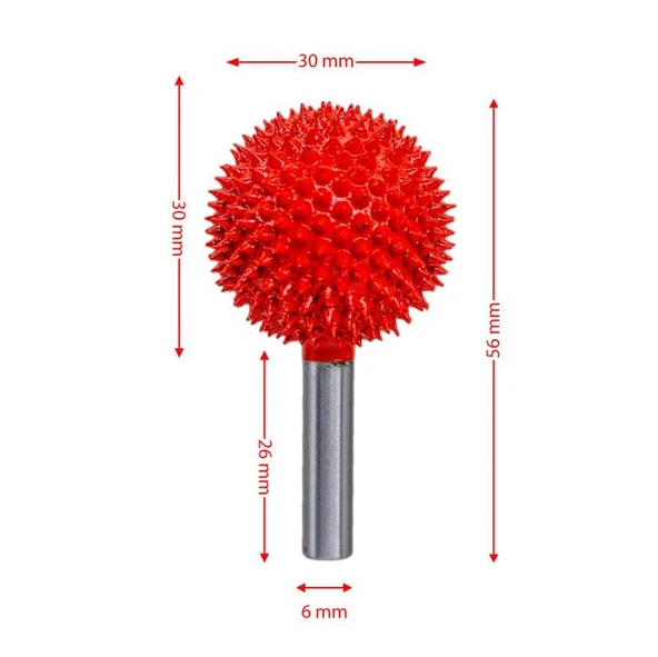 ROX WOOD Karbür Yuvarlak Tip Top Törpü 30mm - Resim 3