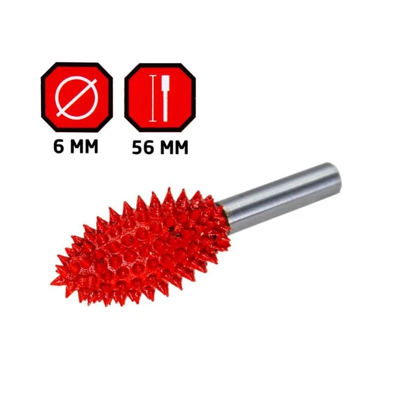 ROX WOOD Karbür Alev Tip Törpü 18mm ürün görseli