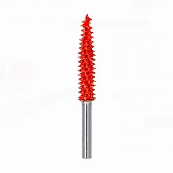 ROX WOOD Karbür Uzun Konik Tip Çam Törpü - Resim 2